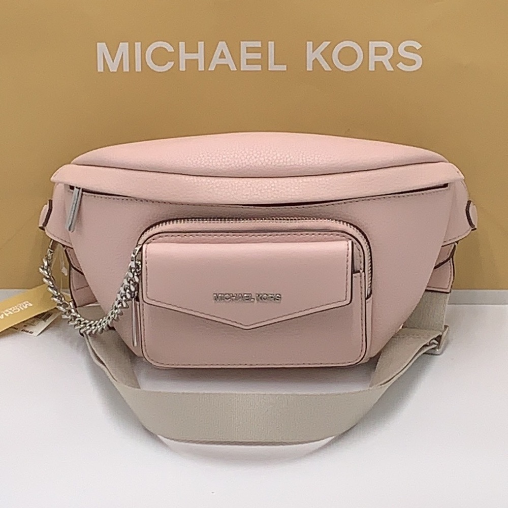 MICHAEL KORS
Maisie Large Pebbled Leather 2-in-1 Waistpack Fannypack C - Picture 8 of 16